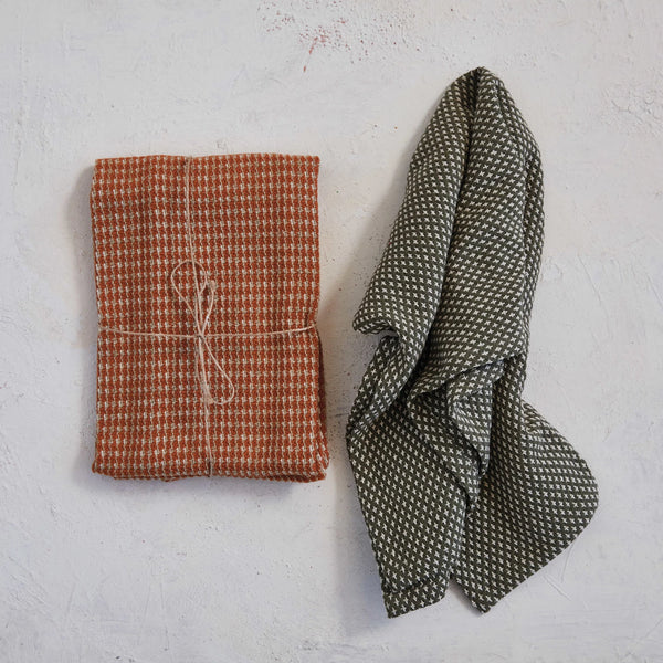 Tea Towels | Woven Cotton Dobby