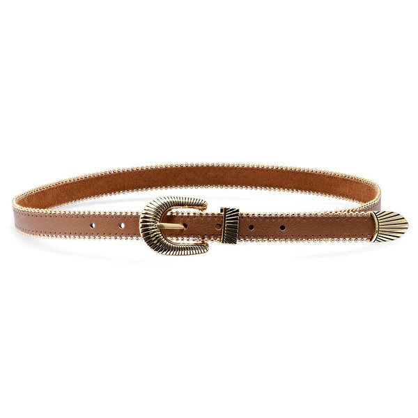 Zuma Belt | Caramel Gold