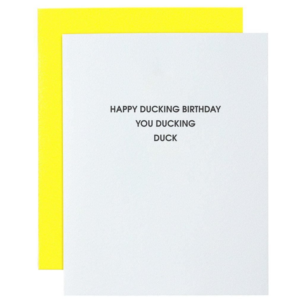 Card | Birthday | Ducking Birthday