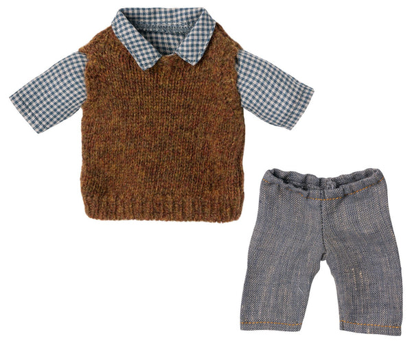 Teddy Clothes | Dad Shirt, Slipover, and Pants