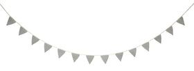 Silver Knitted Bunting