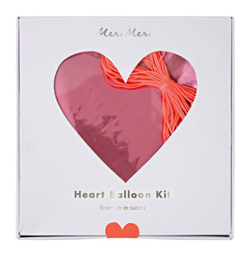 Pink Hearts Mylar Balloon Kit