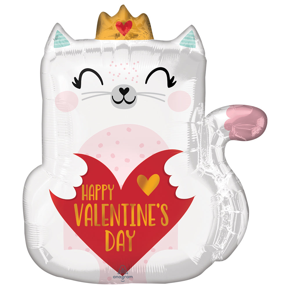 Valentine's Balloon | HVD 18" Purrfect