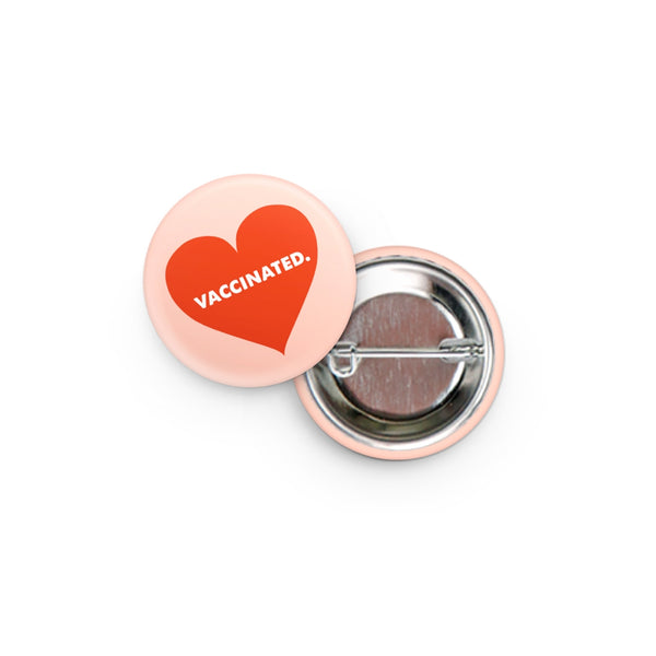 Button │ Vaccinated Heart
