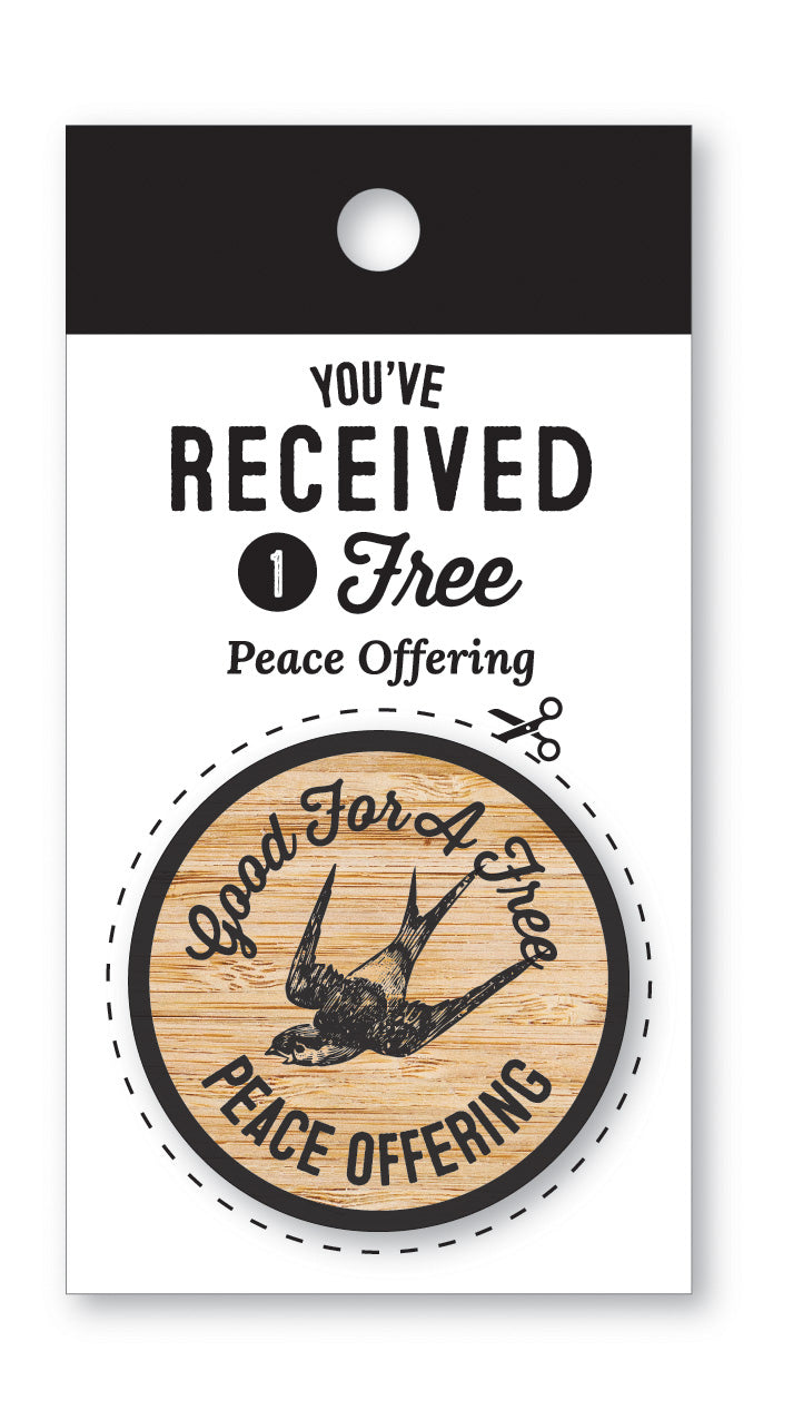 Wooden Nickel | Peace Offering