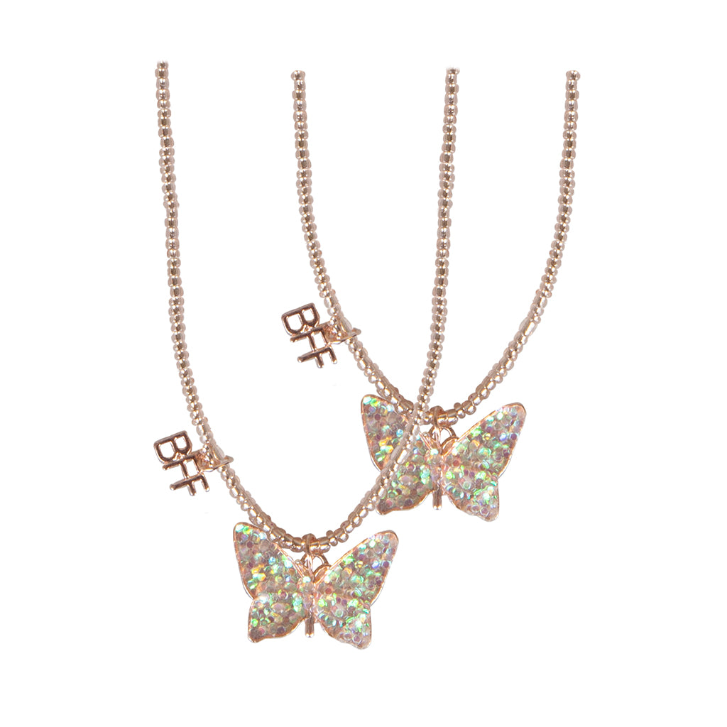 Necklace | 2 Pieces | BFF Butterfly Share + Tear