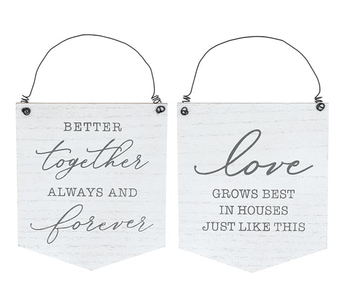 Wall Hanger | Better Together + Love Grows Best