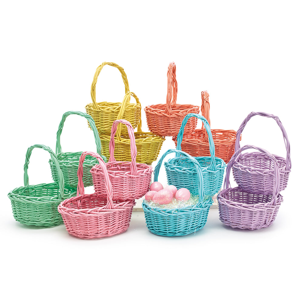 Basket | Willow | Spring Colors