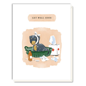 Card | Get Well | Sick As A Dog