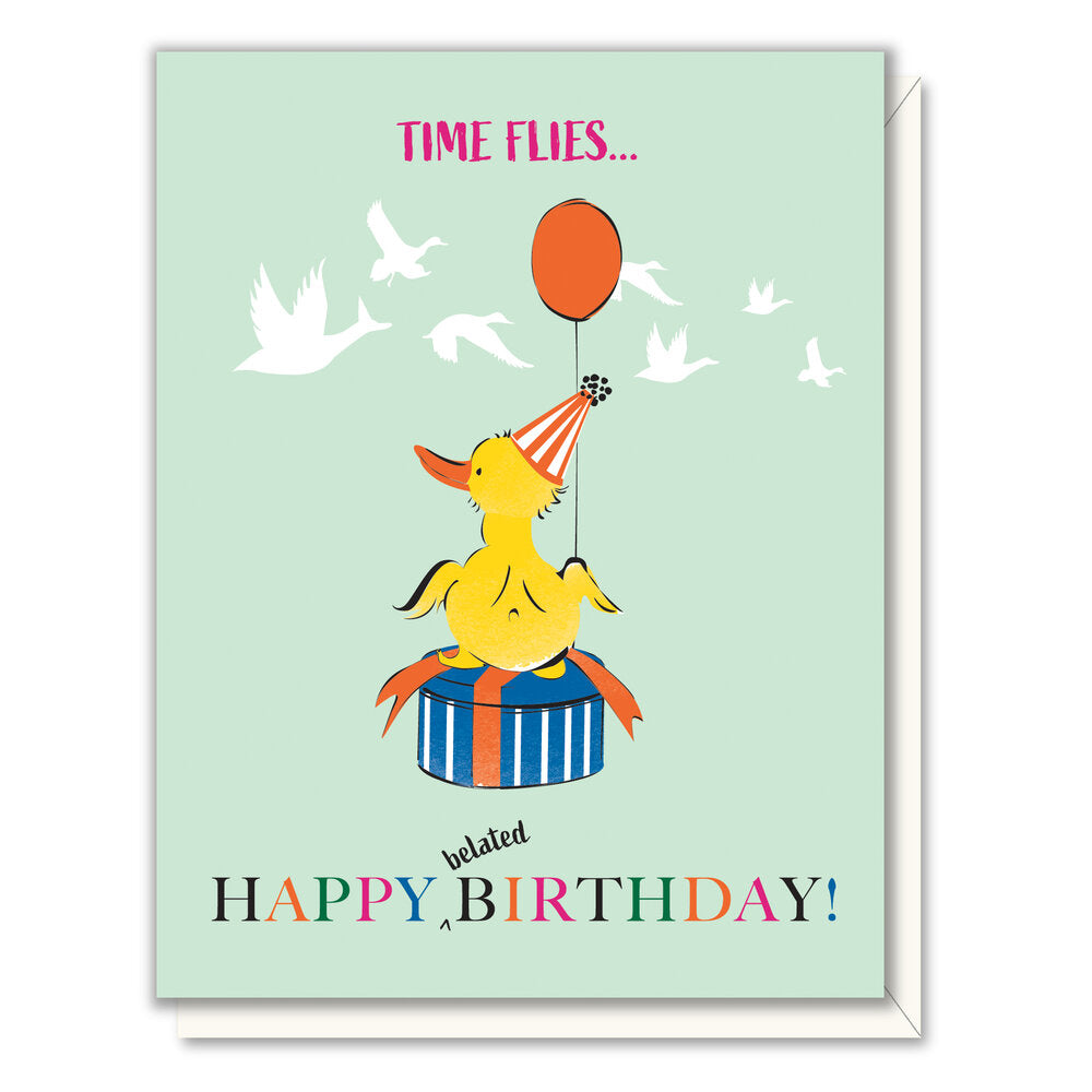 Birthday Card | Belated Duck