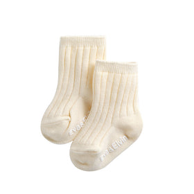 Over the Ankle Ribbed Socks | Ivory