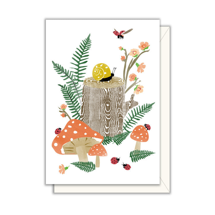 Enclosure Card | Snail on Stump