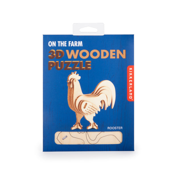 Wooden Puzzle | 3D | Rooster