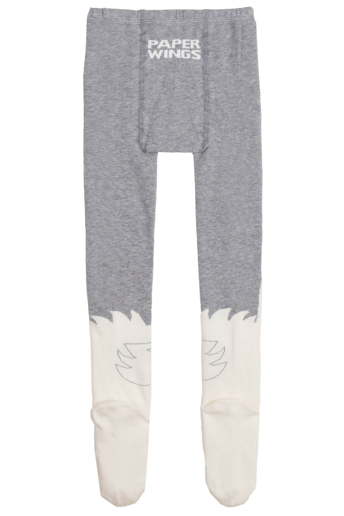 Swan Tights | Grey Cream