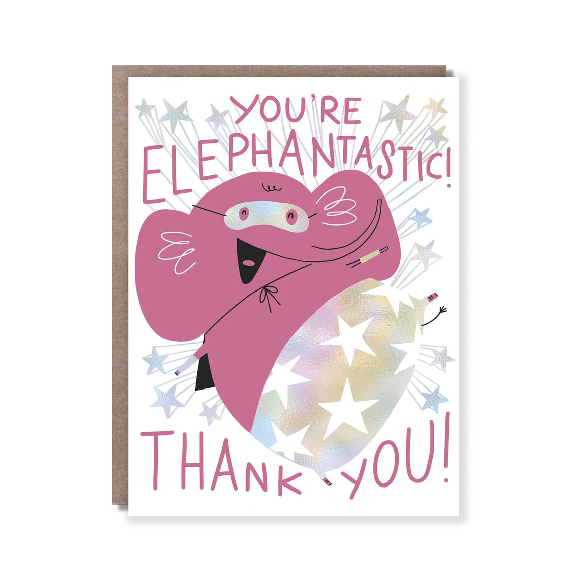 Card | Thank you | Elephantastic