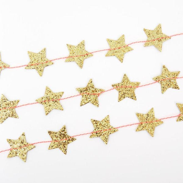 Mini Gold Star Garland
