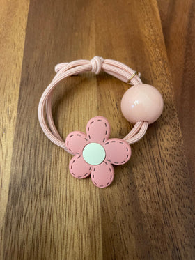 Hair Tie | Flower Stitch Dusty Pink
