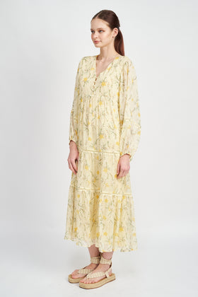 Dress | Yellow Meadow Long