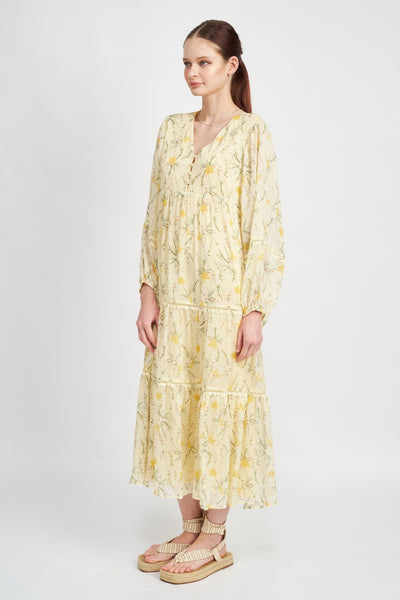 Dress | Yellow Meadow Long