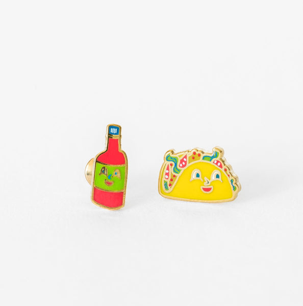 Earrings | Taco & Hot Sauce