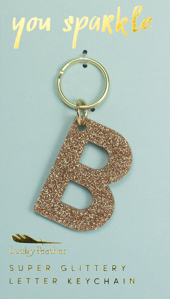 Key Chain | Glitter Letter