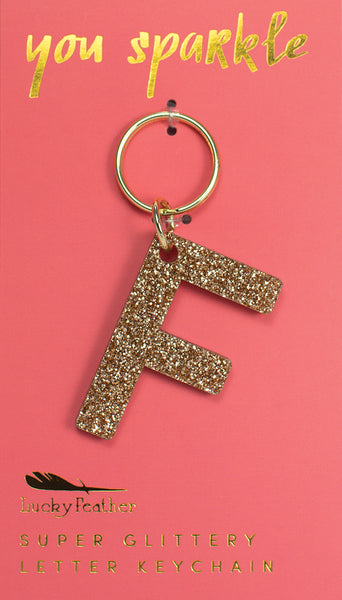 Key Chain | Glitter Letter