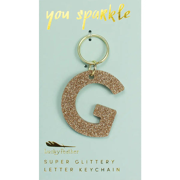 Key Chain | Glitter Letter