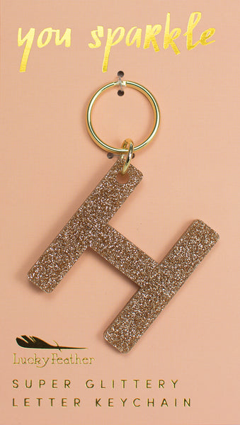 Key Chain | Glitter Letter