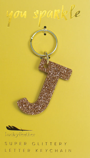 Key Chain | Glitter Letter
