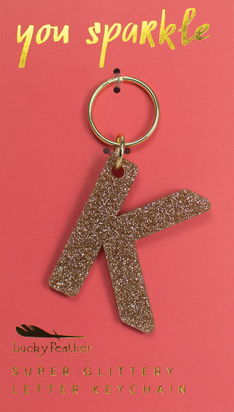 Key Chain | Glitter Letter