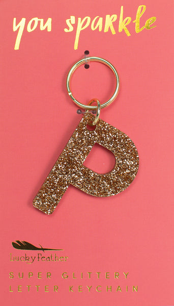 Key Chain | Glitter Letter