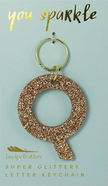 Key Chain | Glitter Letter
