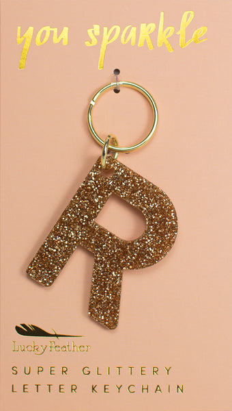 Key Chain | Glitter Letter