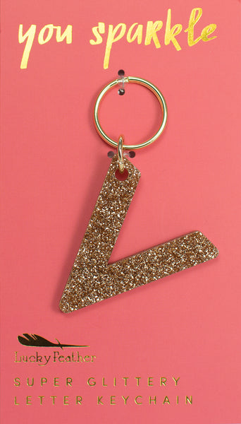Key Chain | Glitter Letter