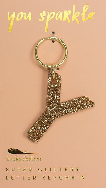Key Chain | Glitter Letter
