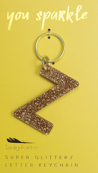 Key Chain | Glitter Letter
