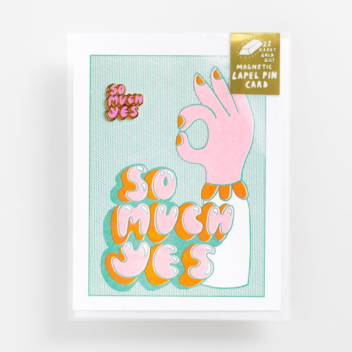 Lapel Pin + Card | So Much Yes