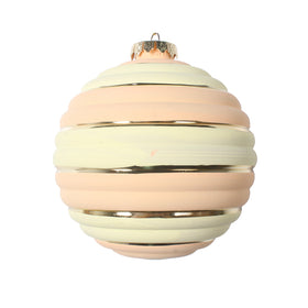 Ornament | Peach Horizontal Stripe 4"