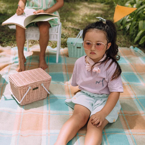 Piki Rattan Basket | Rose