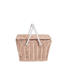 Piki Rattan Basket | Rose
