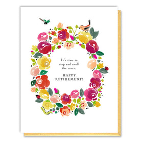 Card | Retirement | Smell the Roses
