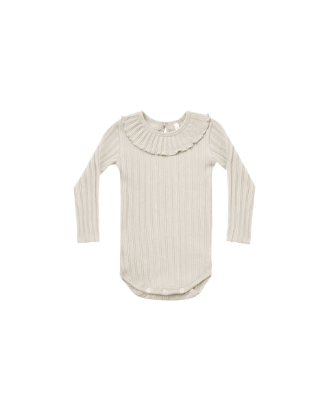 Onesie | Ruffle Collar | Natural