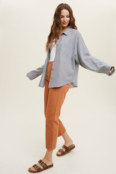 Star Cloud Button Down Shirt