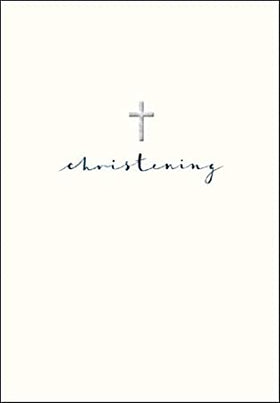 Card | Christening | Cross