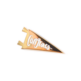 Enamel Pin | Congrats! Flag