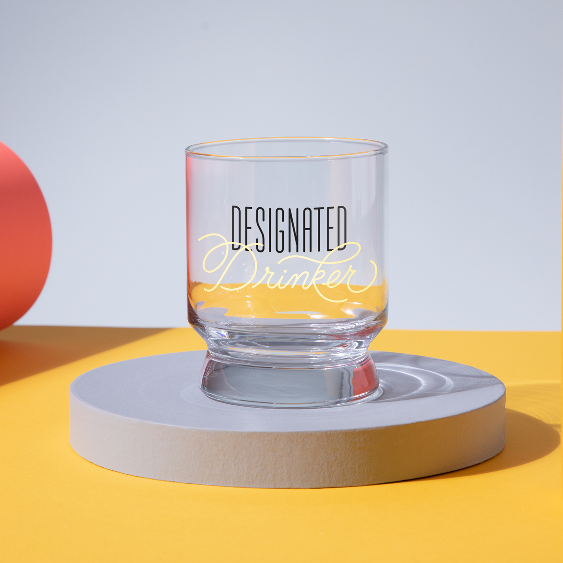 Glass Cup | Designated Drinker