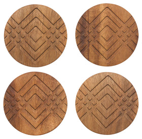 Geo Wooden Coasters