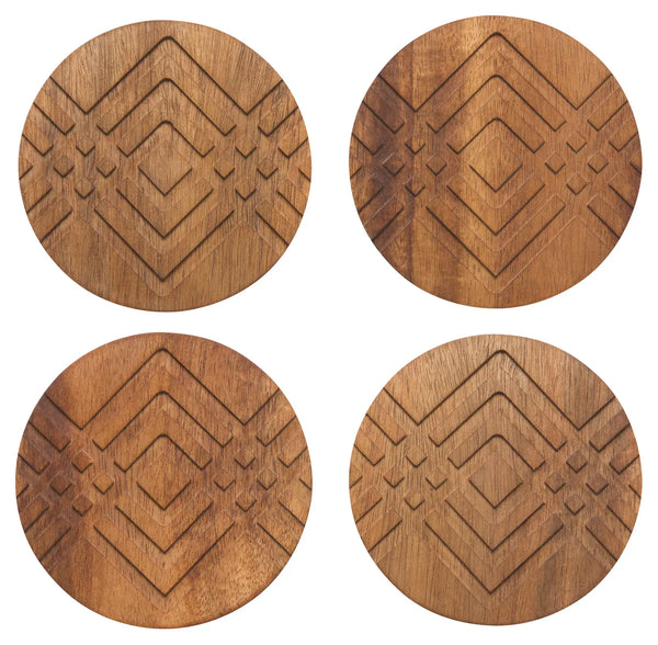 Geo Wooden Coasters
