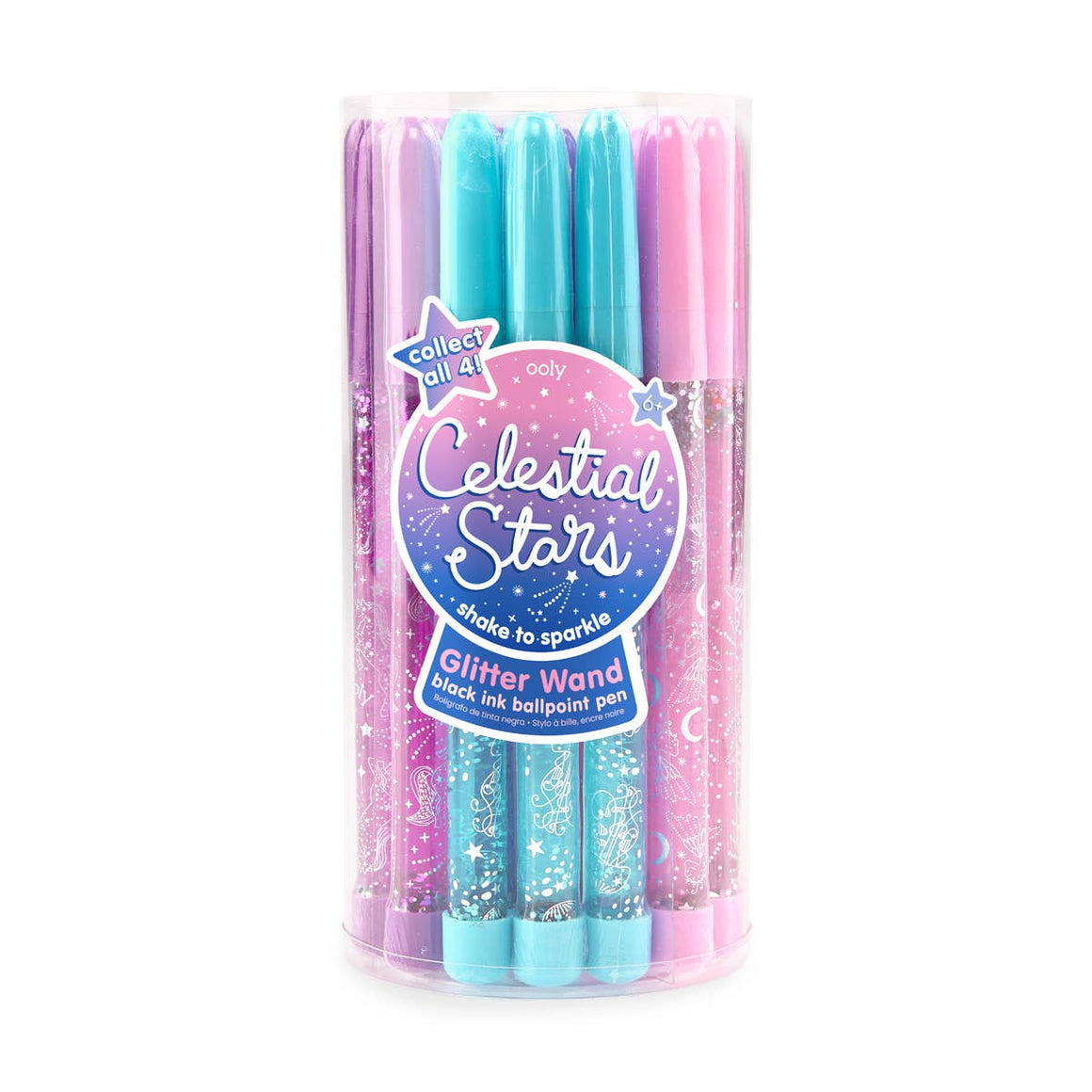 Celestial Stars Glitter Wand Pen