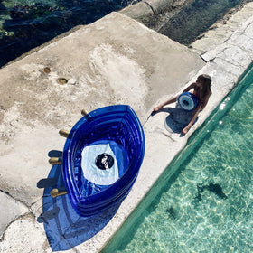 Inflatable Pool | Blue Greek Eye